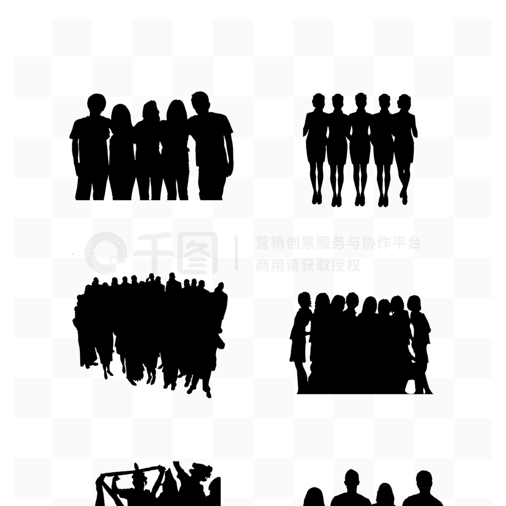 黑白剪影矢量 解鎖創意服務的無限可能